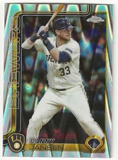 2025 Topps Chrome Update DANNY JANSEN Insert RAYWAVE REFRACTOR Parallel Card