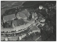 ZZ-7015/Coburg Photo Aerial Photo 18 x 13 cm approx. 1935