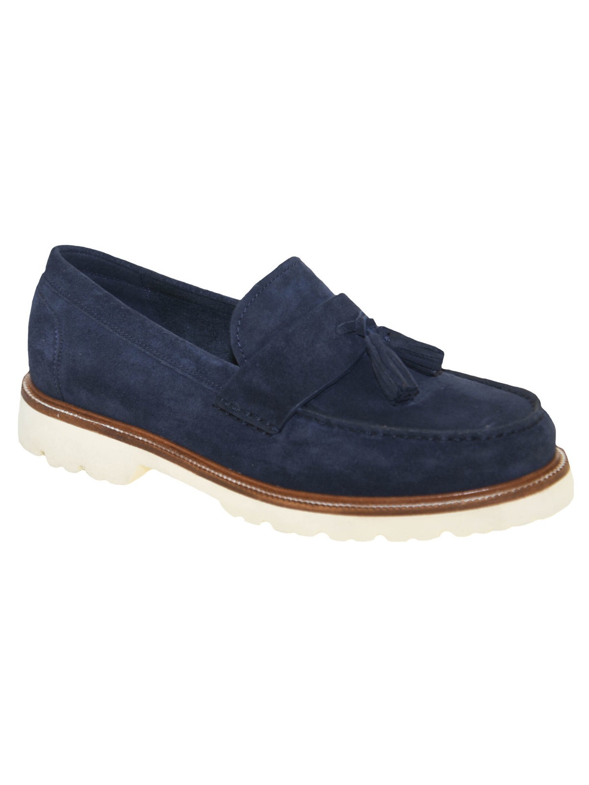 COLE HAAN Womens Navy Moc-American Classics Slip On Leather Loafers Shoes 85 M 11490₽