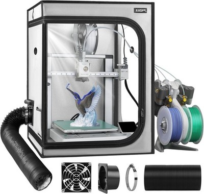 Upgrade 3D Printer Enclosure with Ventilation Kit for Bambu Lab A1/A1 Mini Combo
