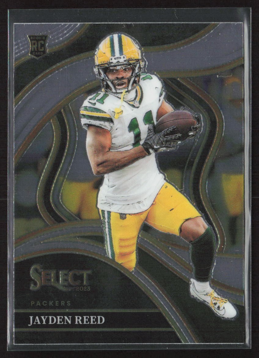2023 Panini Select Jayden Reed #258 Base Club Level Rookie Card RC Packers
