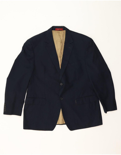 IZOD Mens 2 Button Blazer Jacket UK 40 Large Navy Blue CT65 - Picture 1 of 3