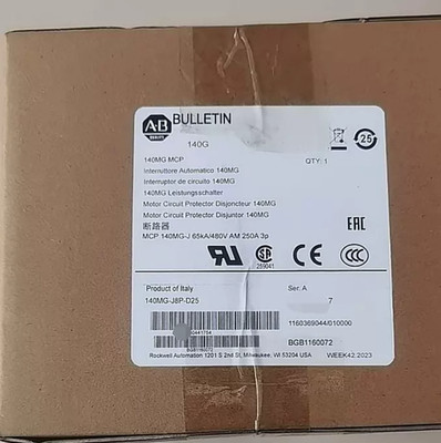 AB 140MG-J8P-D25 140MG 250A J Frame Motor Ckt Protector New UPS WPL0