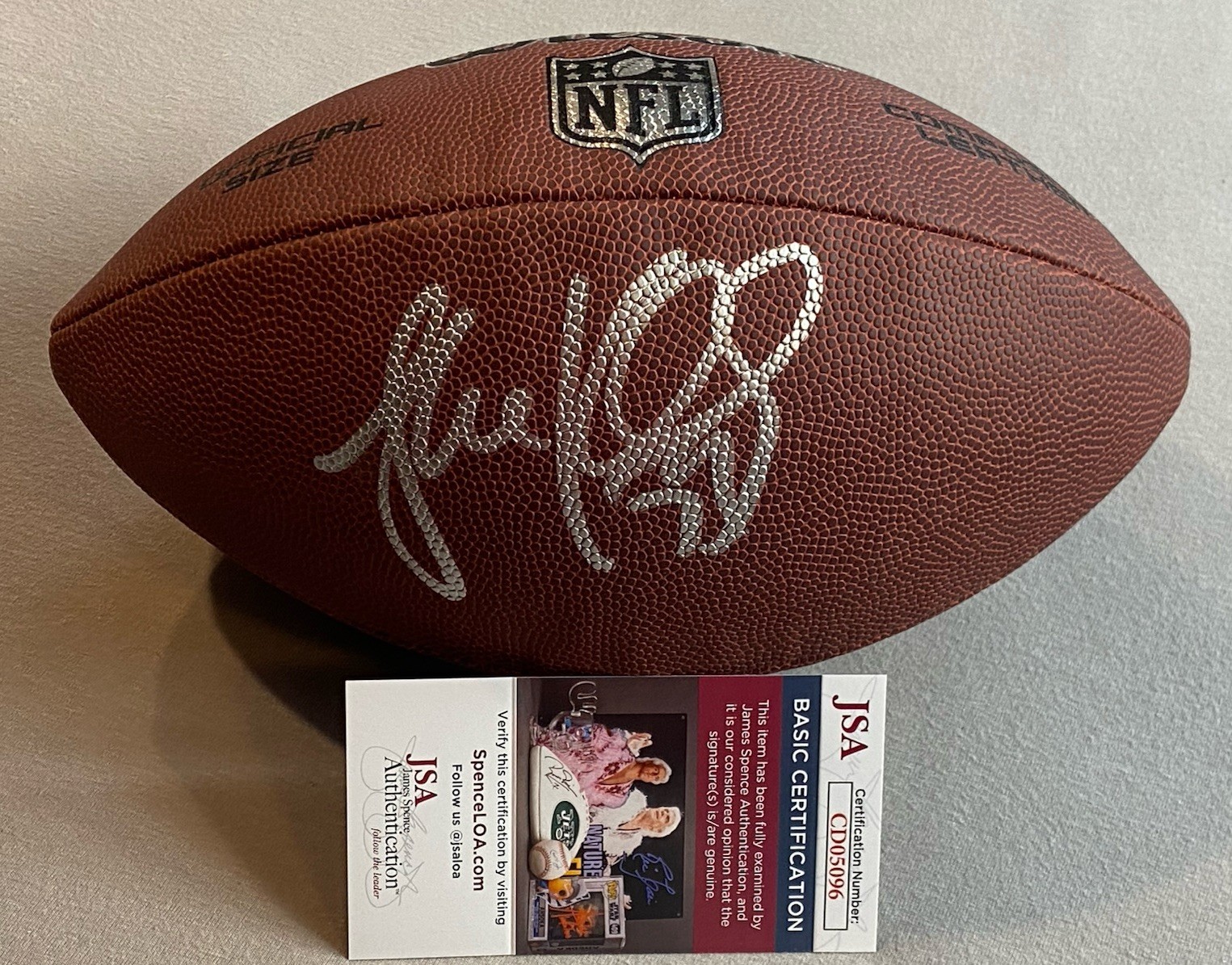 Luke Kuechly Autographed Signed Carolina Panthers - WILSON NFL FOOTBALL JSA CD05096 