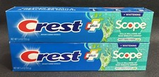 Crest Plus Scope + Whitening Minty Fresh Striped Toothpaste 5.4 fl oz 2 Pack 1.09 per gallon