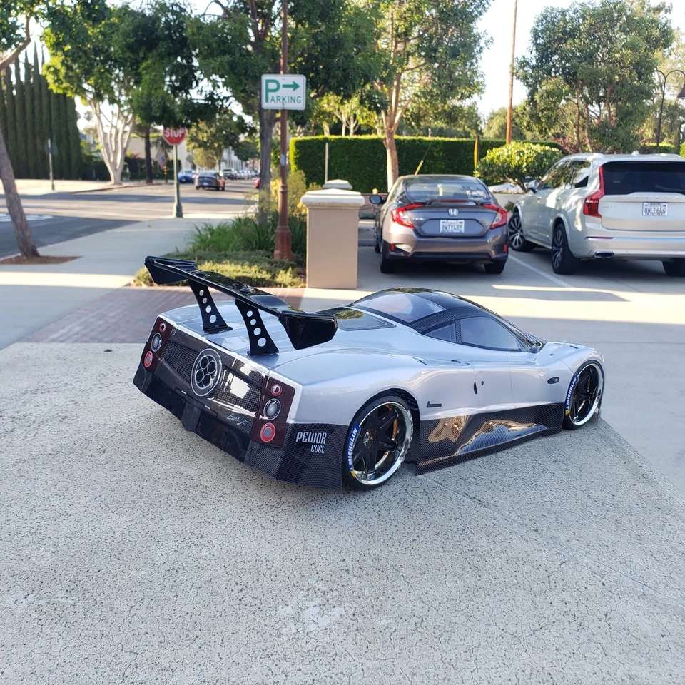 200mm 1/10 Custom Print ZONDA 4Tec-2 RDS HPI DC10 MST TT02 YD2 JDM Body Only - Image 3 of 4