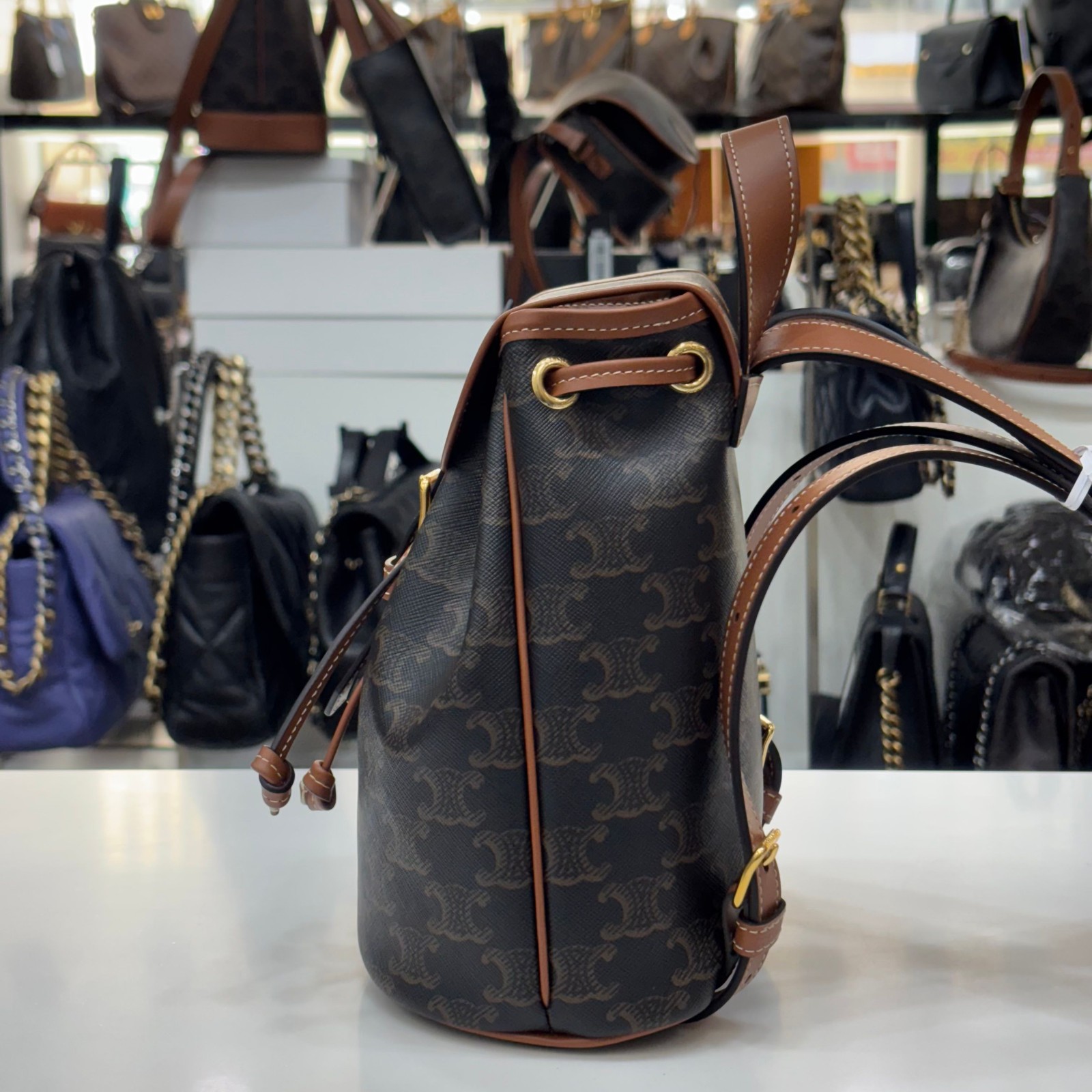 Celine Trionf Mini Fullco Backpack 197662CAS 1430… - image 6