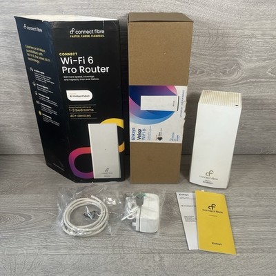 Linksys Velop SPNMX42 WiFi 6 Tri-Band Mesh Router Connect Fibre AX5400 funktionstüchtig