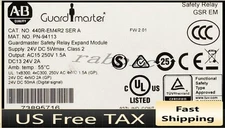 Allen Bradley 440R-EM4R2 Guardmaster Safety Relay Expand Module SER A 440REM4R2