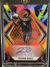Trevon Diggs 2020 Panini Phoenix RC Orange Auto #/50