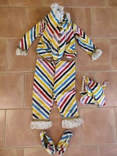 ANCIEN COSTUME  Théâtre enfant polichinel arlequin Magnifique 6-8 Ans 