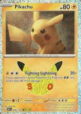 Pikachu Holofoil ME: 30th Celebration - 049/128 Pokemon Card NM