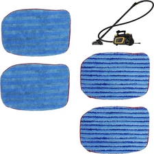 Microfiber mop pad refill pack, suitable for McCulloch steam cleaners.