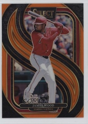 2025 Panini Select Premier Level Orange Prizm /49 James Wood #172 Rookie RC o7m