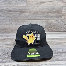Gotta Catch Em All Pikachu Pokemon Cap Hat Youth Kids Boys Snapback