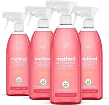 Method All-Purpose Cleaner Spray – Pink Grapefruit, 28oz, 4-Pack