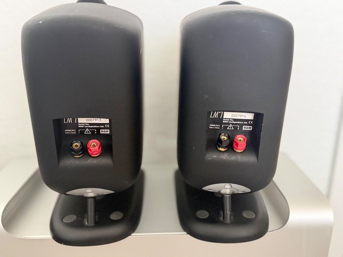 Bowers Wilkins B&W LM1 Speakers Leisure Monitors Awesome Sound
