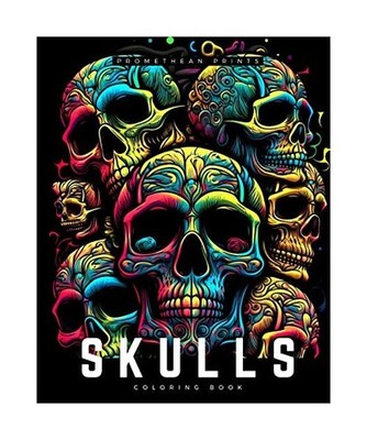 SKULLS [Coloring Book]: 24 Coloring Pages, Fox, Anton