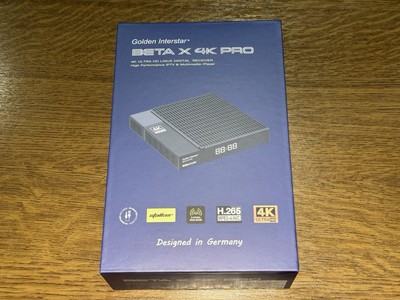 Golden Interstar Beta X 4K Pro UHD - Linux TV Multimedia IP-Box - Streaming Box