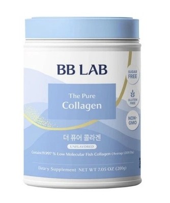 BB LAB Pure Collagen Powder, Low Molecular Fish Collagen 1000DA, Unflavored, ...