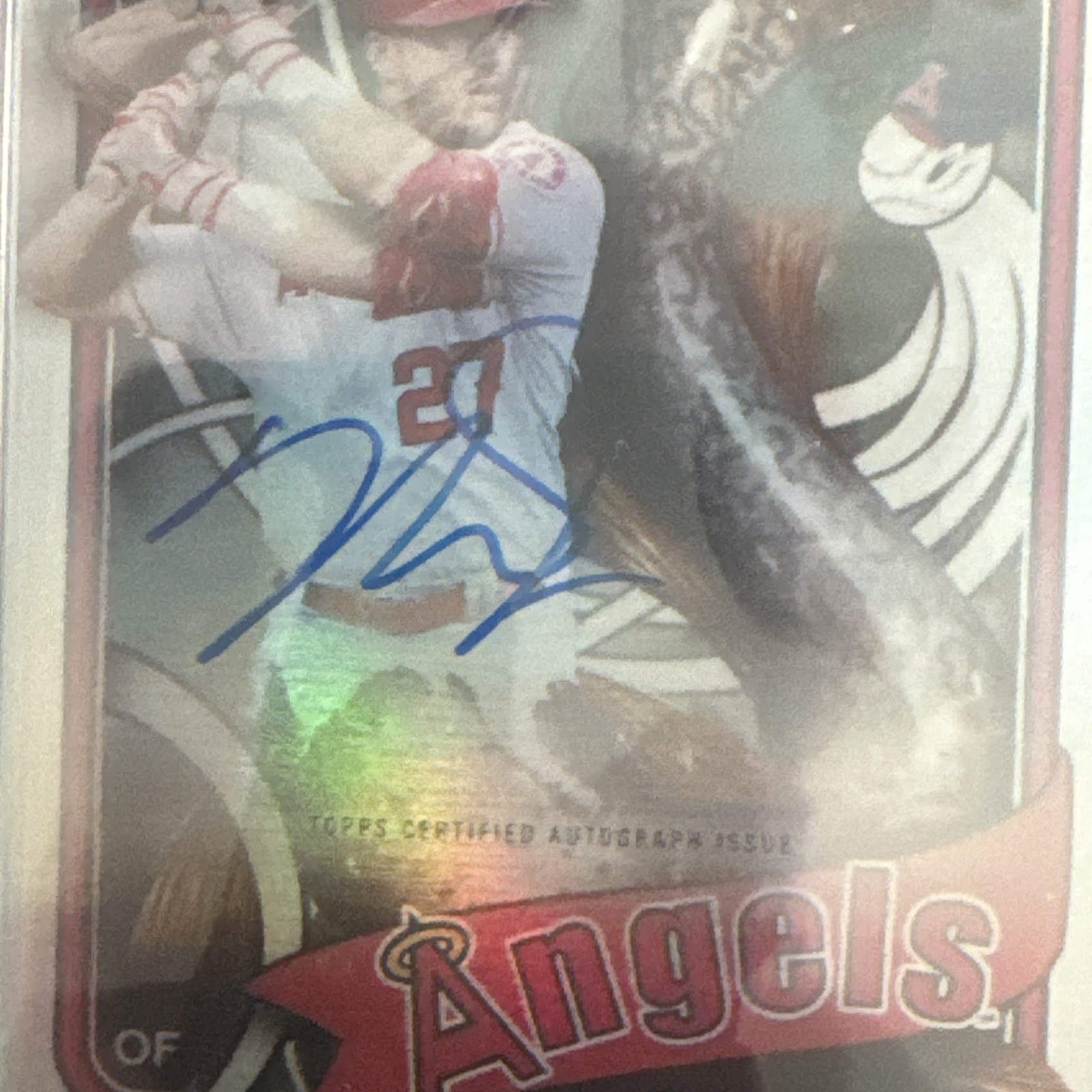 2021 Topps Project 70 - 1980 Topps Baseball Mike Trout #589-A  ON CARD AUTO / 70 view 4