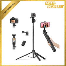 70 Inch Selfie Stick Tripod for Action Cameras Smartphones Compatible with GoPro