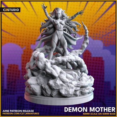 C27 - Lillith Fan Sculpt (40mm Marvel Crisis Protocol Scale)