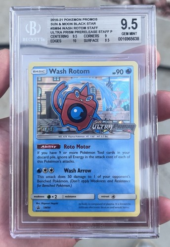 Wash Rotom graded BGS 9.5 for sale on eBay