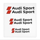 6Pcs Car Goods Brake Caliper Sticker Heat Resistant Decals for Audi Sline A3 A4