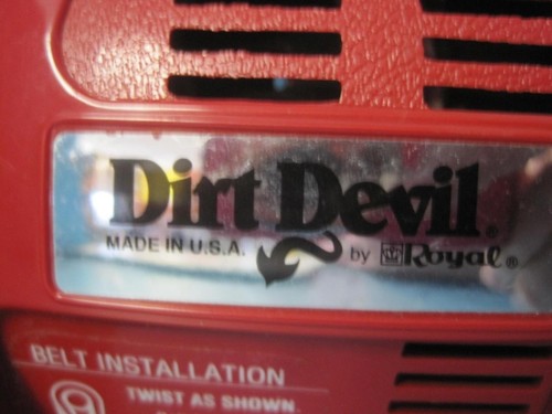 Aspirapolvere Royal Dirt Devil portatile rosso modello 103 tipo casa funziona benissimo - Foto 4 di 18