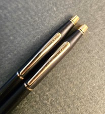 Cross Century Matte Black/Gold Pen  Pencil Set