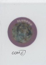 1986 Slurpee Triple Stars Coins Dark Yellow Back Purple Front Ron Guidry #VI 0ad