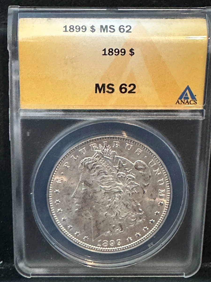 MS 62 Graded 1899 Year Morgan US Dollars (1878-1921) for sale | eBay