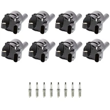 Denso 8 Ignition Coil 8 NGK Iridium Spark Plugs Kit For Suburban 3500 HD 6.0 V8