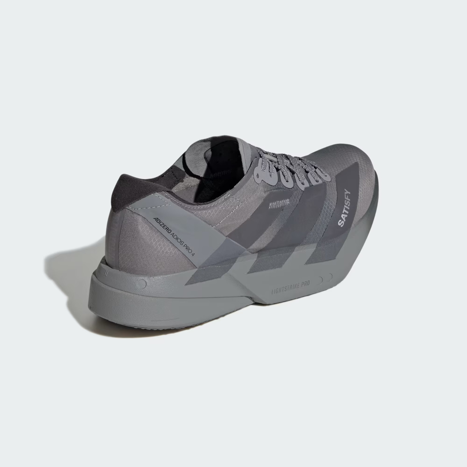 KH8439 Satisfy adidas Adizero Adios Pro 4 Core Black Grey Five (Men's) image 9