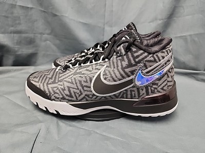 Nike LBJ バスケットボールシューズ グレー/ブラック Nike Men's LeBron LBJ NXXT Genisus Sneakers Black Grey White Size