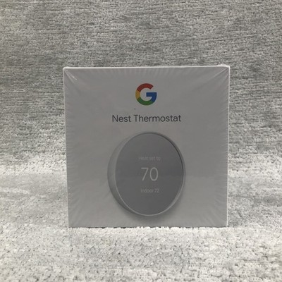 Google Nest Smart Thermostat, Snow - GA01334-US (No Screws)