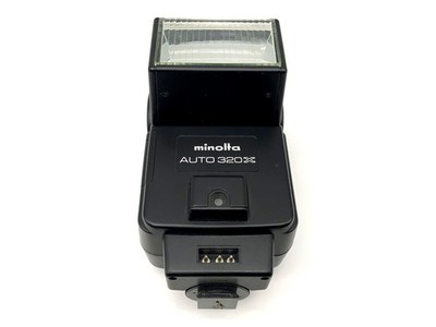 Minolta Auto 320X Blitzgerät Kamera Blitz Aufsteckblitz Flash Licht