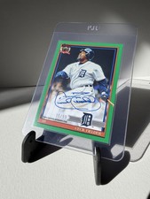 Topps 2026 Series 1 Cecil Fielder #91A-CEC Green /99 Autograph Tigers