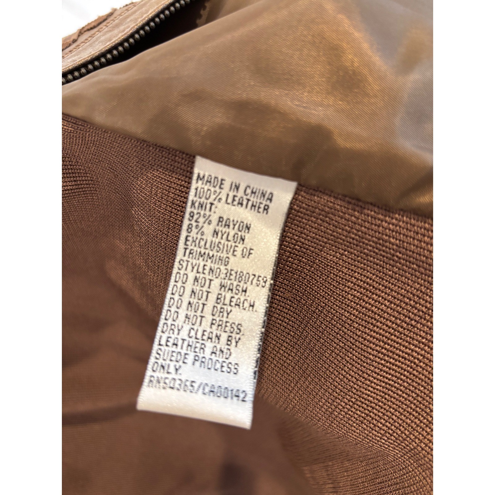 Nygaard Collection Leather Front Jacket Knit Slee… - image 4