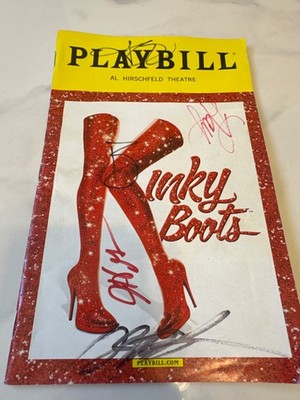 Kinky Boots Playbill   Stage Door Signed by Brendon Urie + Cast (Rare)