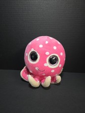 Beanie Boo Ty Ollie the Pink Octopus Polka Dot 6" Plush Stuffed Toy