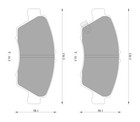 <!--F#f_0-->Brand New Bosch Front Brake Pads for Honda Civic 1.8L Petrol R18A1 2005 - 2012<!--F/-->