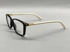 COACH HC 6077 / 5340 Eyeglasses 53-15-135mm - BLACK/IVORY 100% Original NO CASE!