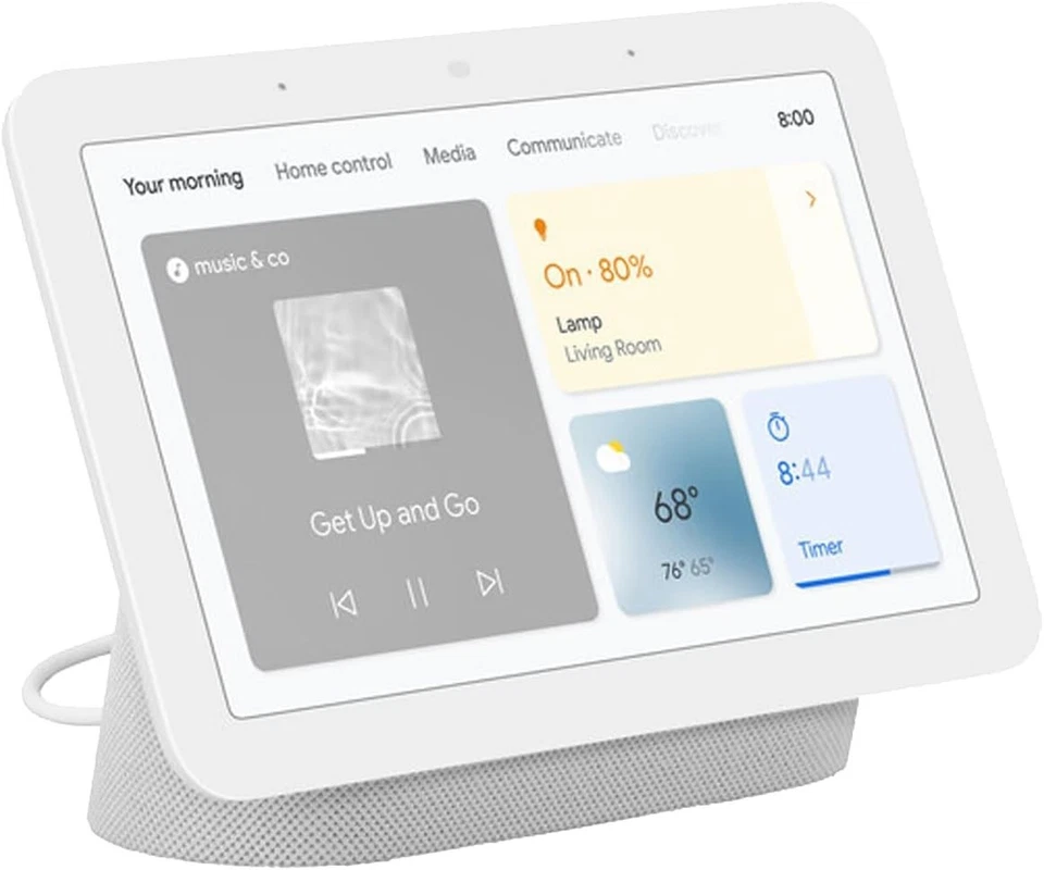 Nest Hub 7 Smart Touchscreen Display Google Assistant GA01331-US 2nd Gen Chalk - Image 3 of 4