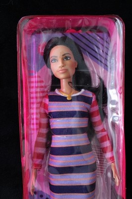 Mattel Pink Purple Striped Doll Dress ✨ NEW & SPECIAL ARRIVAL ✨ Introducing the Autistic Barbie  main image 3