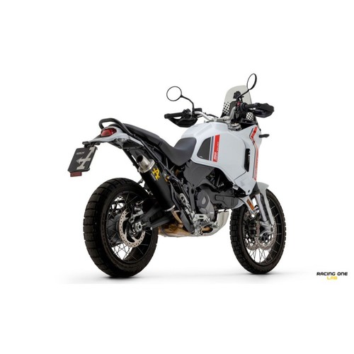 POT D'ECAPPEMENT ARROW ALUMINIUM NOIR HOMOLOGUES EURO5 DUCATI DESERT X 950 22-24 - Picture 2 of 6