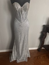 Silver Prom Dress