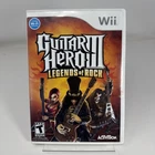 🔥Guitar Hero III: Legends of Rock - Nintendo Wii ( COMPLETE) Scratches