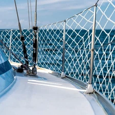 2 Pcs Boat Safety Lifeline Netting Marine Safety Guardrail Netting Safe Banis...